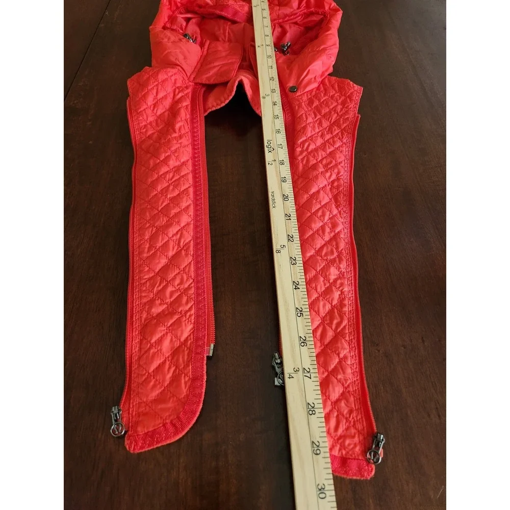 Lululemon Run Bundle Up Goose Down Fleece Removable Hood Love Red Replacement